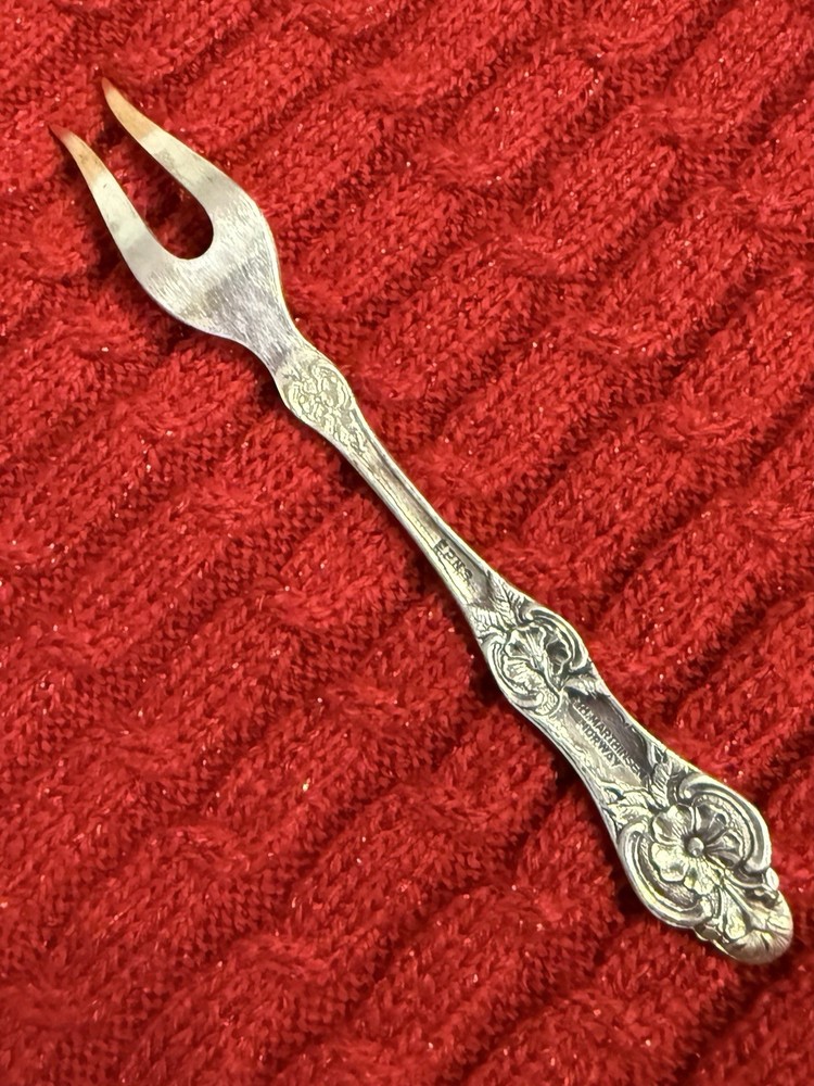 TH.Marthinsen Wild Rose Pattern Small Appetizer Fork