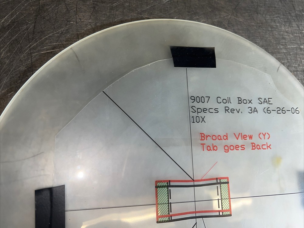 Nikon Profile Projector Model 6C Glass Front