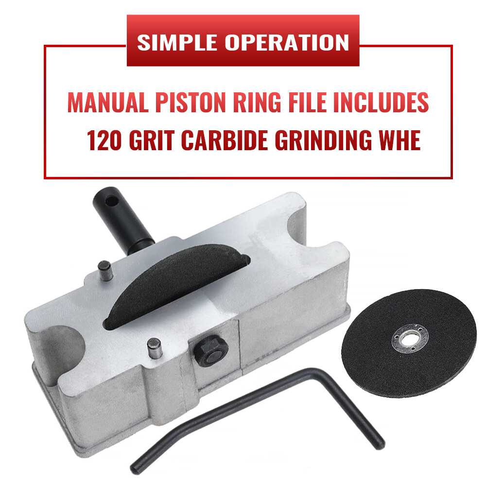 66785 Performance Engine Piston Ring Filer Grinder Grinding Proper End Gap US