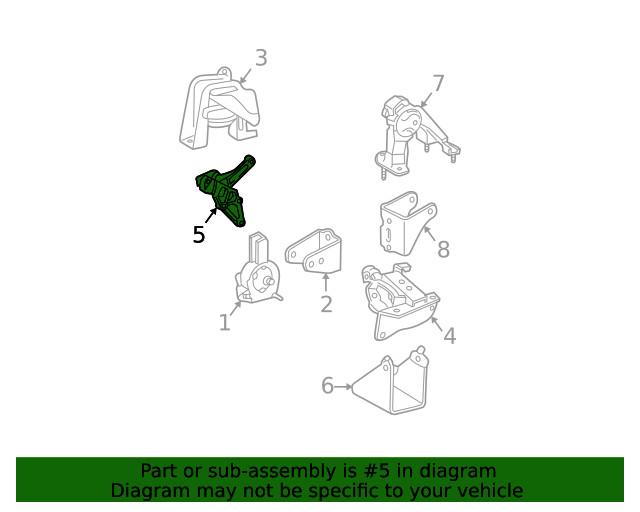 Genuine GM Side Mount Bracket 88970161