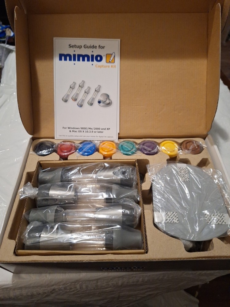MIMIO USB INTERACTIVE WHITEBOARD CAPTURE KIT With VIRTUAL INK . New In Open Box.