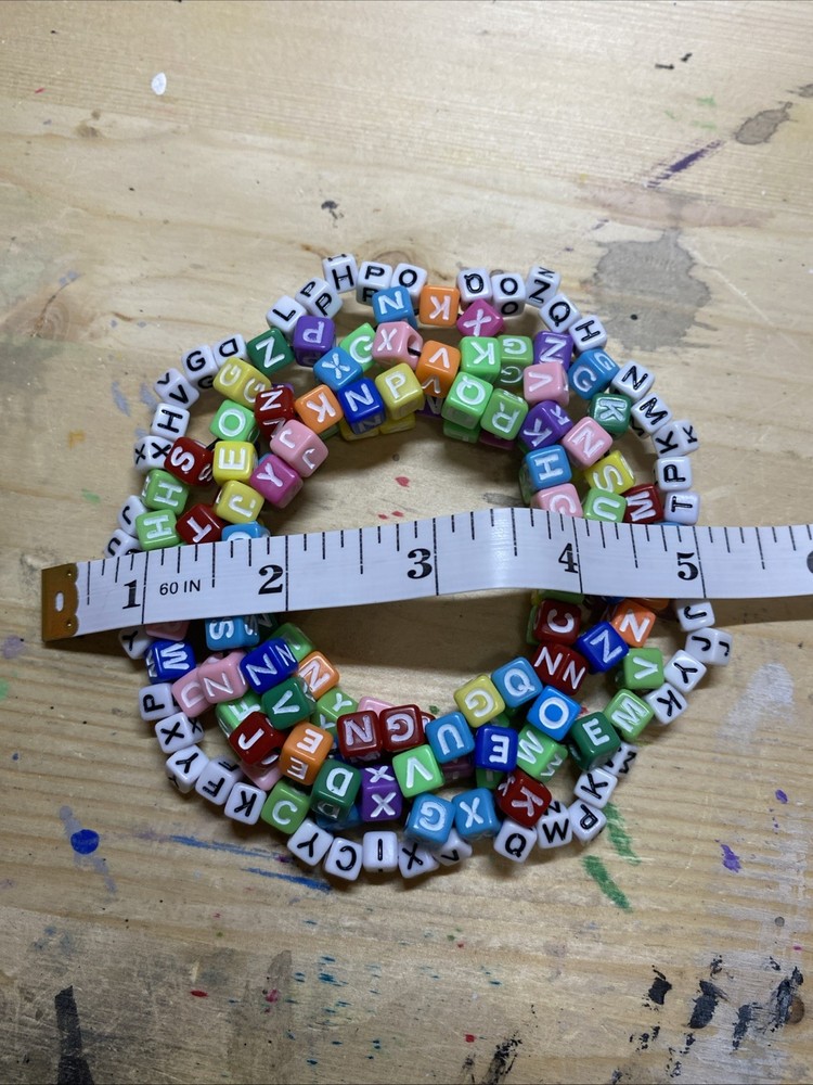 Kandi Letter Mandala Cuff