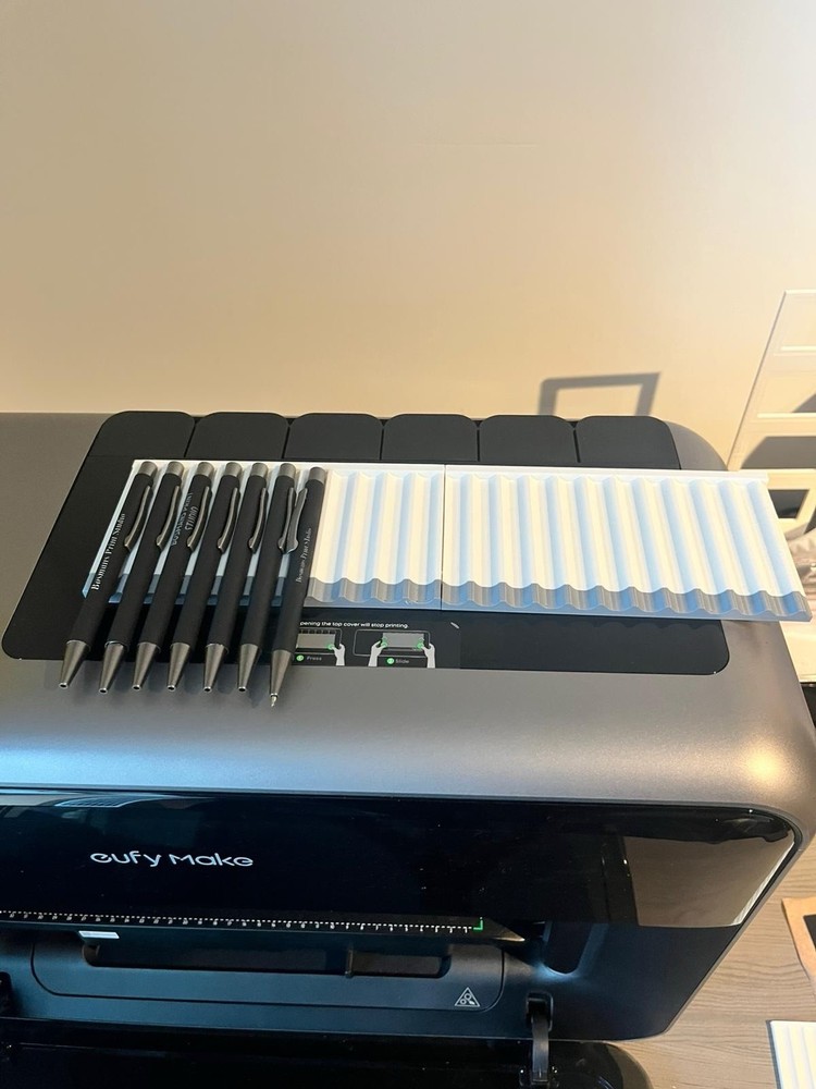 EufyMake E1 Pen Holder Tray 22 Slots Same Alignment UV Printing Engraving