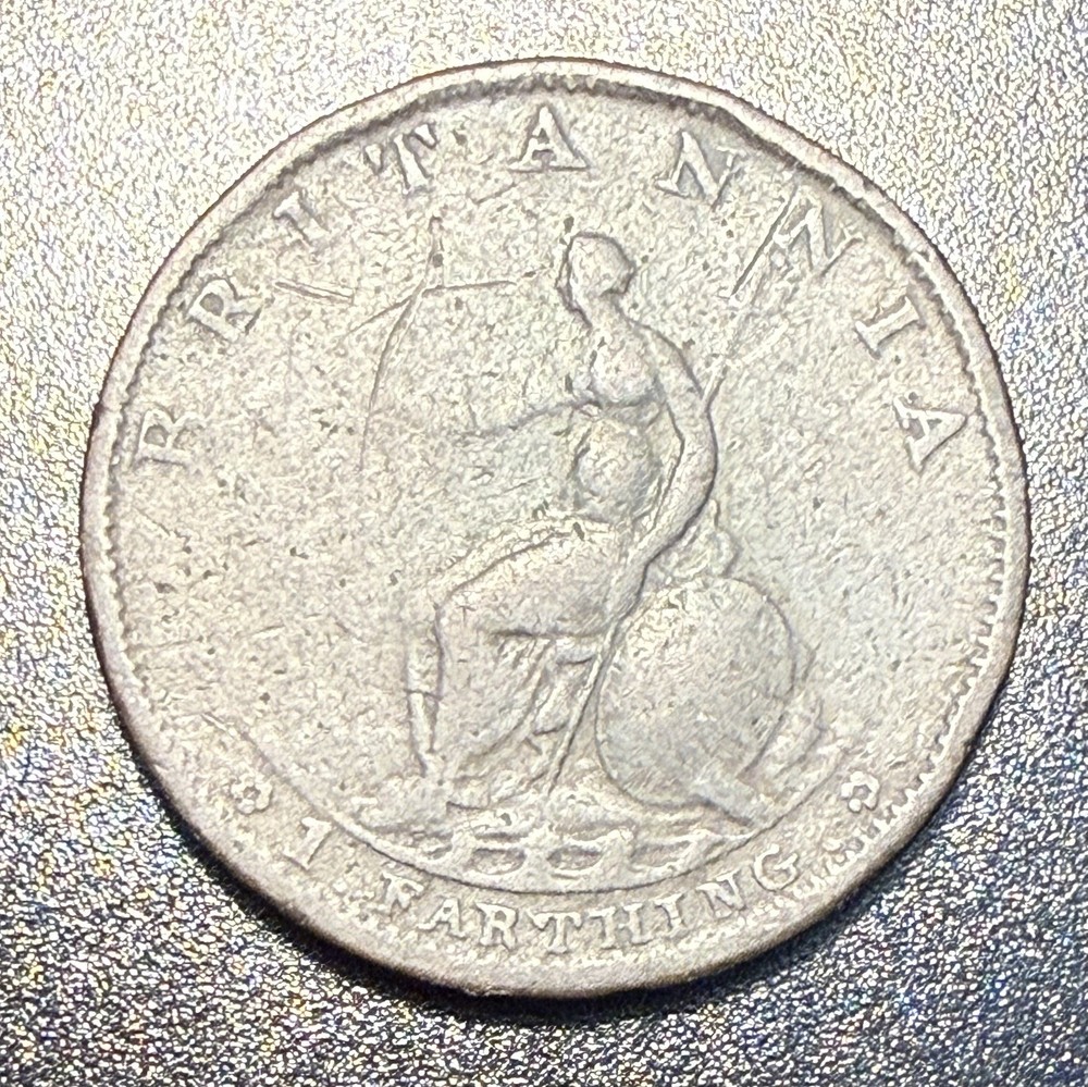 1799 British Farthing Coin