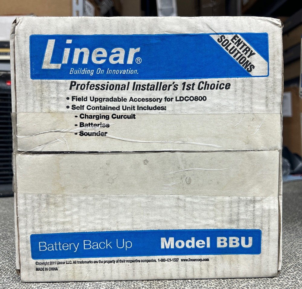 Linear BBU Battery Backup Unit (MD1107/LDCO800) for Linear Gate Operators