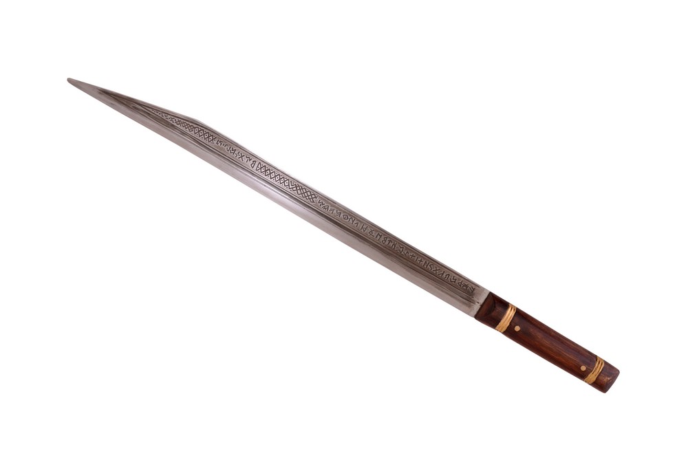 Seax "Beagnoth" with leather sheath