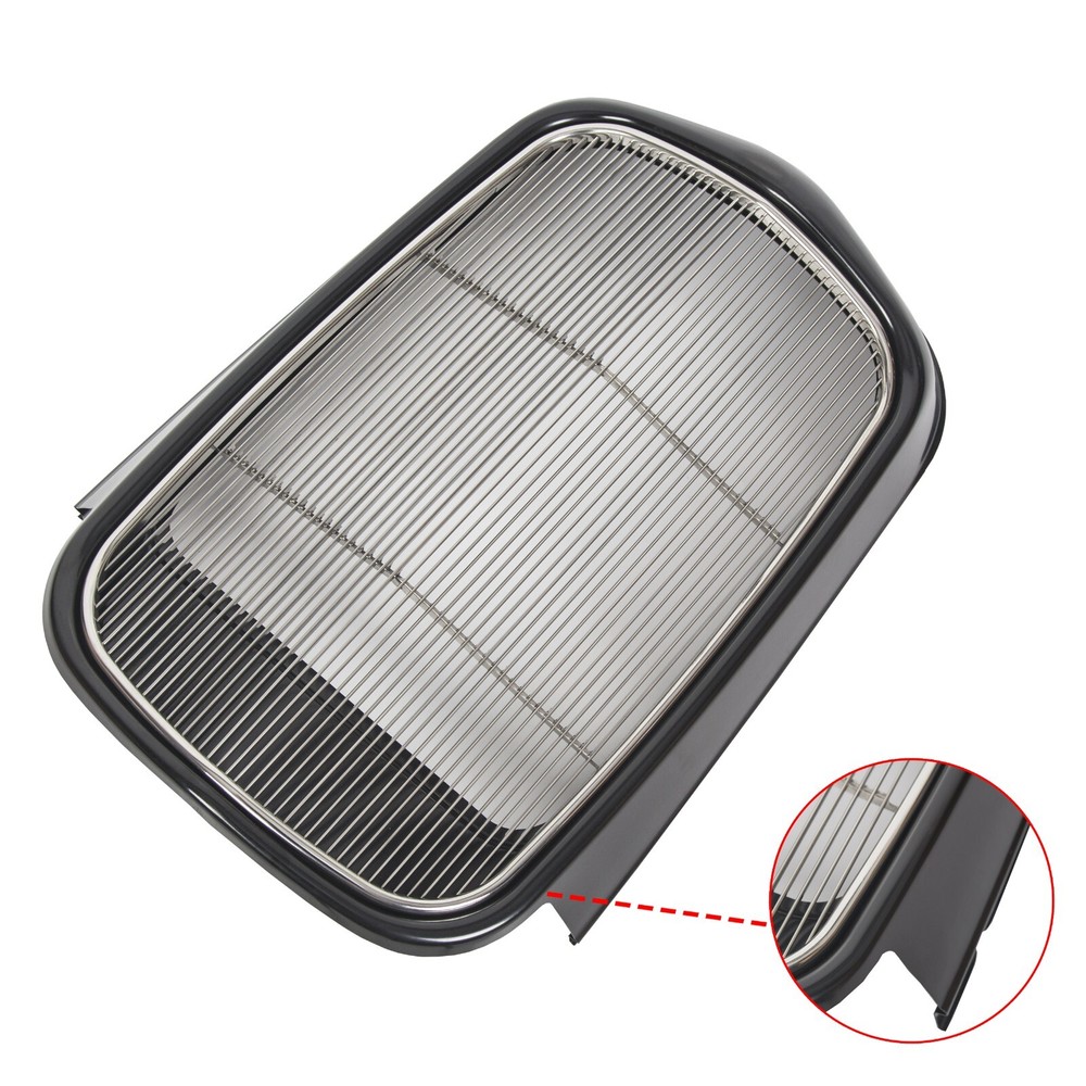For 1932 Ford Steel Front Grille Shell+Stainless Insert Grill Without Crank Hole