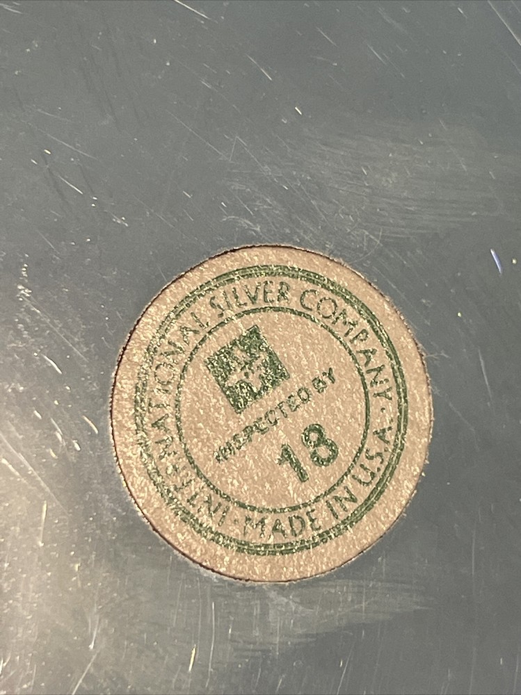 International Silver Candy Dish Nuts Silver Plate 6.5” Wide