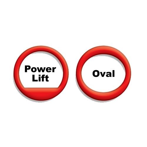 Vise Power Lift & Oval Red