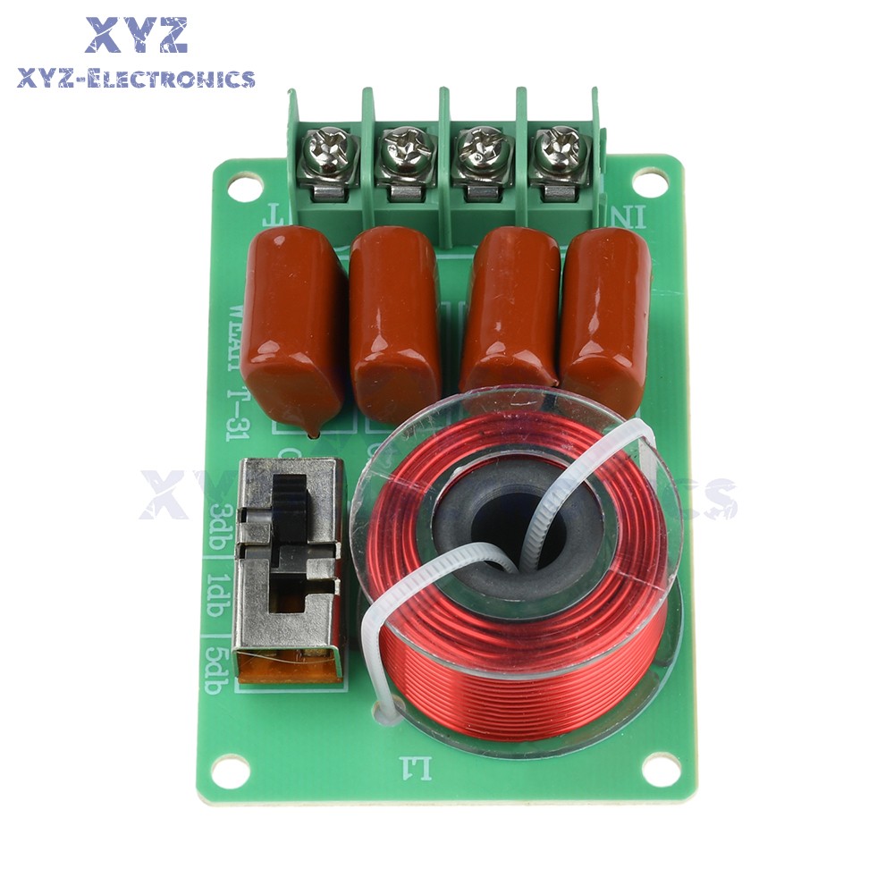 100W Tweeter Frequency Divider Adjustable Sound Quality Car Crossover Splitter