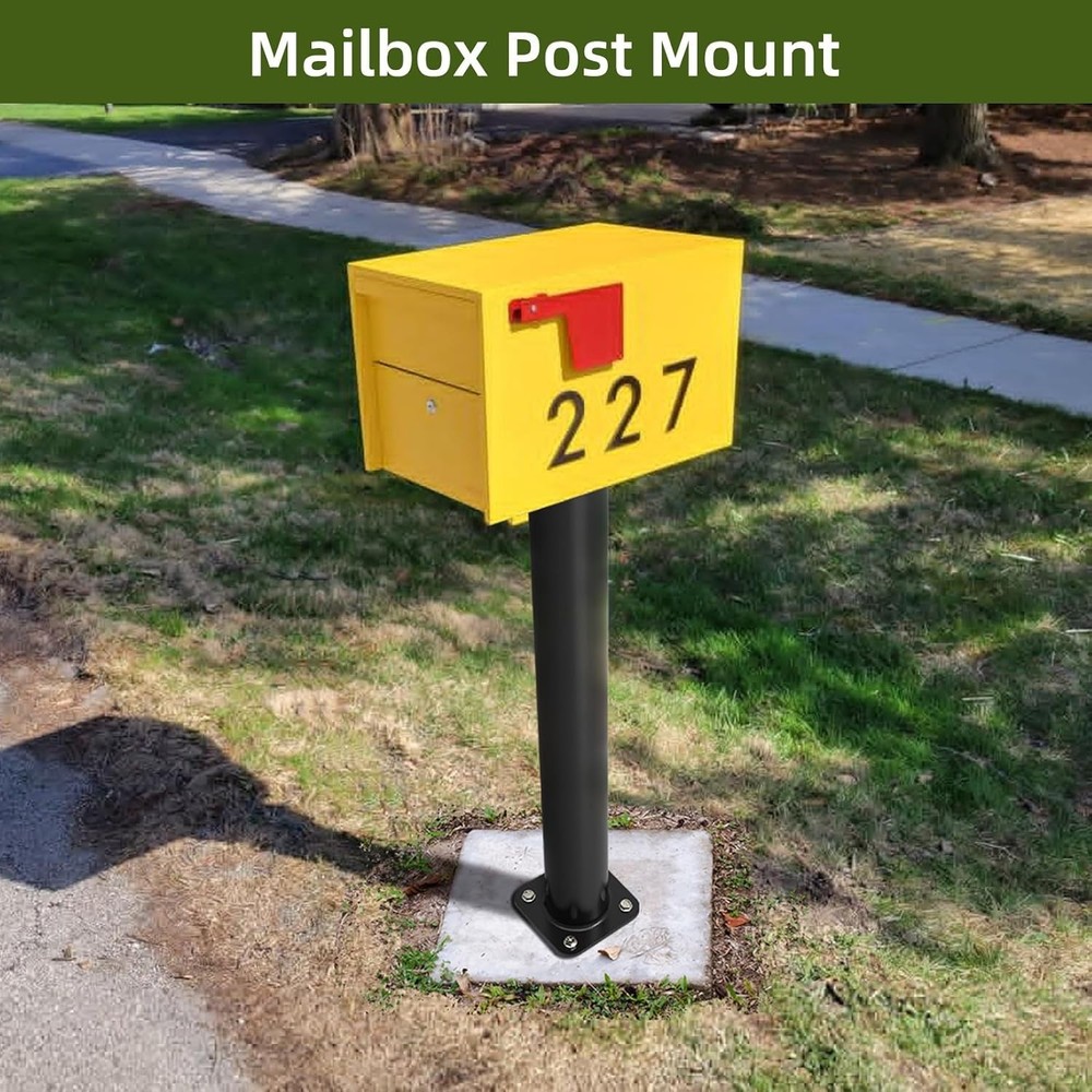 🔥Surface Mounting Post For Easy Install Mailbox Hard Floor Surfaces 27 inches🔥