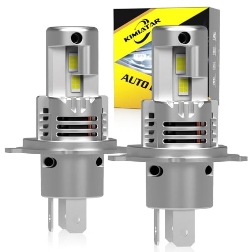 Latest H4 Light Bulbs,Super Bright Upgraded 900% 50000LM Brightness,1:1