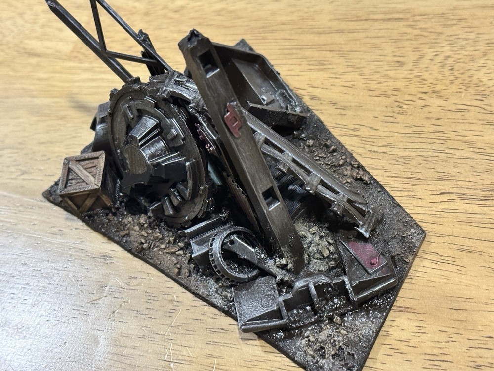 Warhammer 40k Post Apocalyptic Scatter terrain Table Top Custom