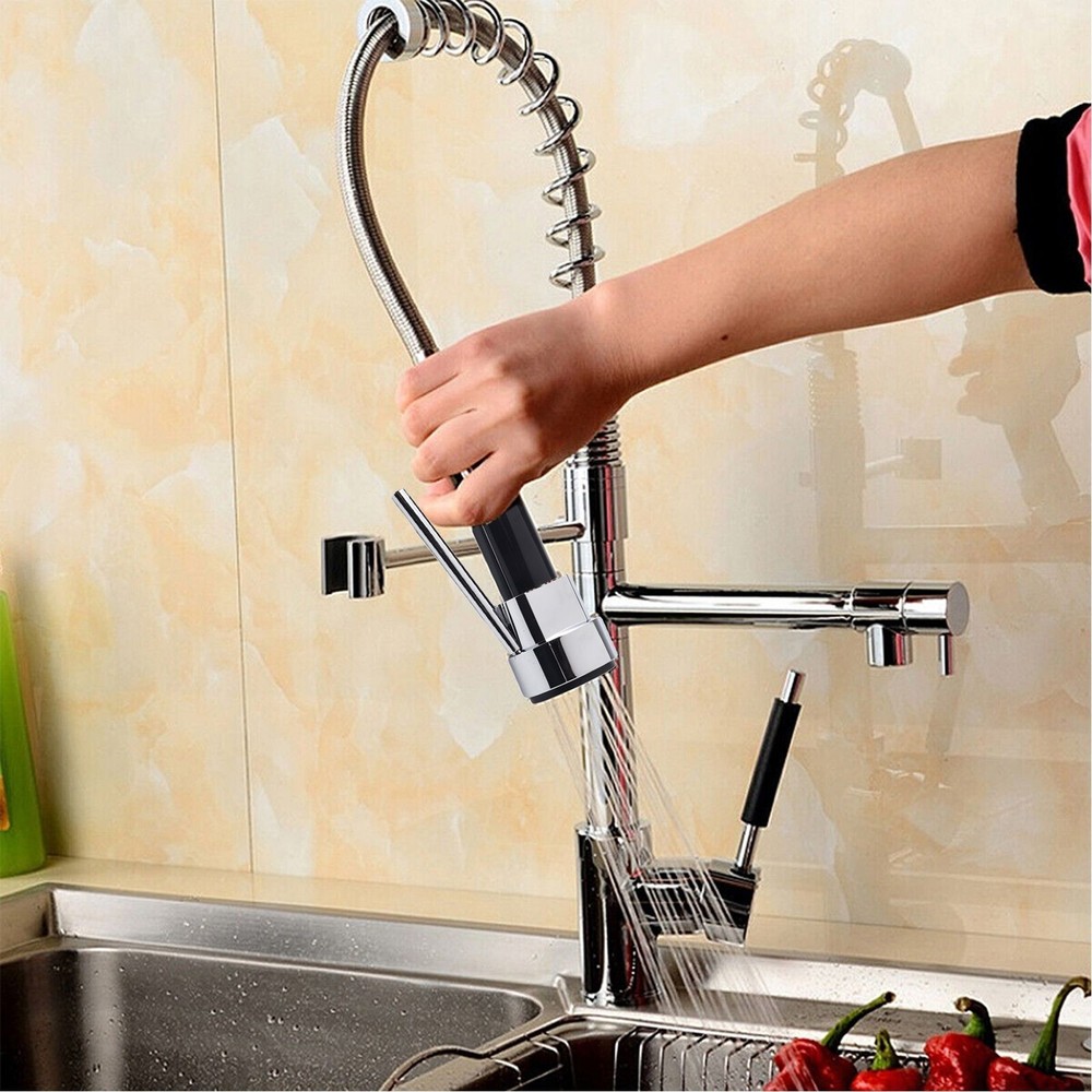 Pull Out Spray Head Replacement Kitchen Mixer Tap Water Faucet Shower Setting