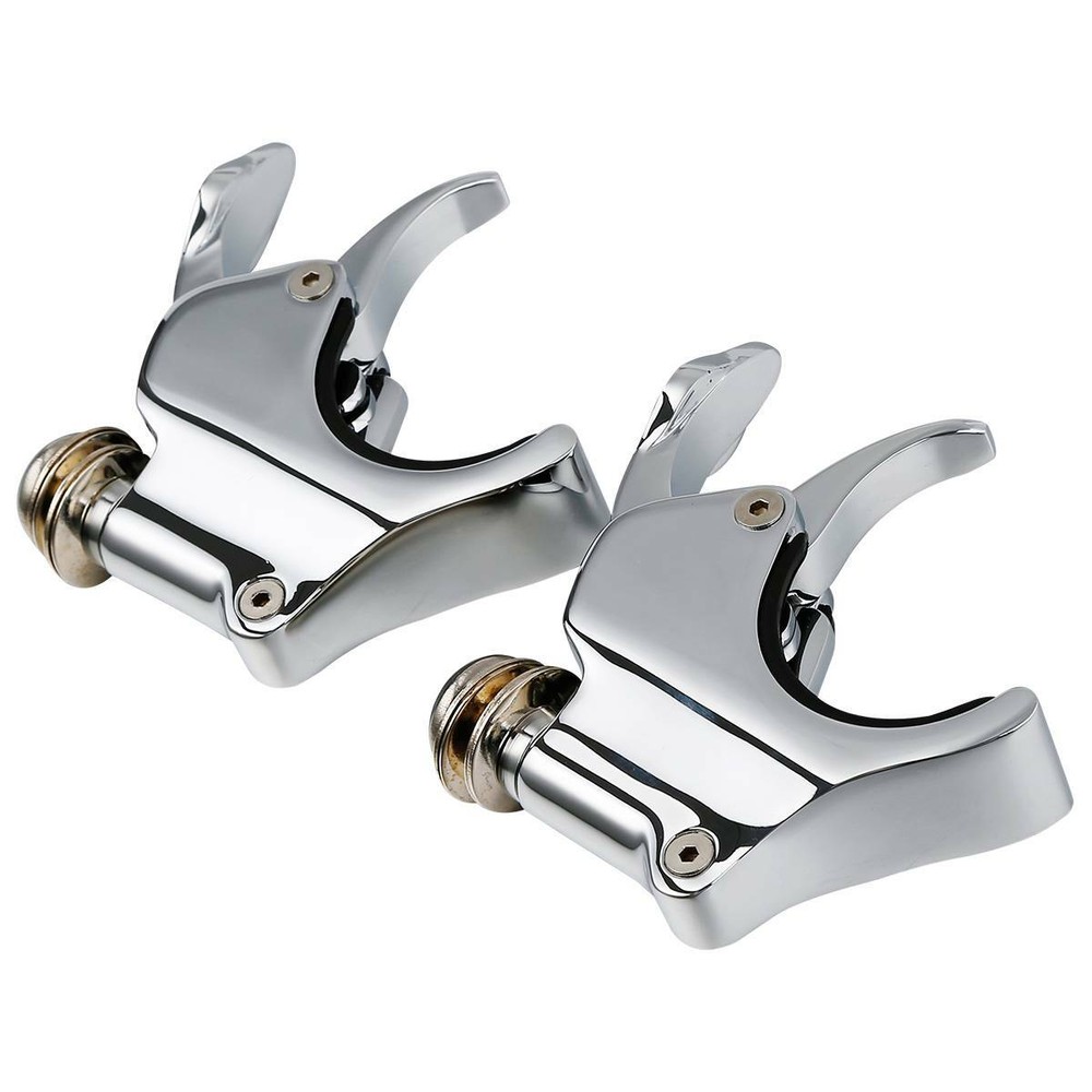 4X 41mm Fork Quick Release Windshield Clamps Fit For Harley Dyna Wide Glide