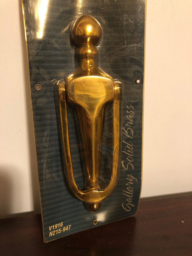 6 1/2” Solid brass door knocker N215-947
