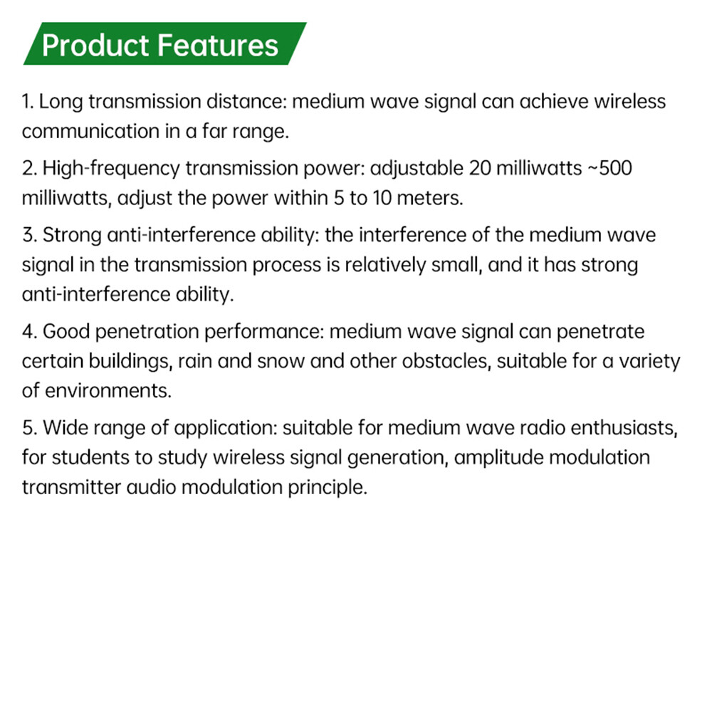 530-1600khz AM Radio Transmitter Experimental Micropower Medium Wave Transmitter