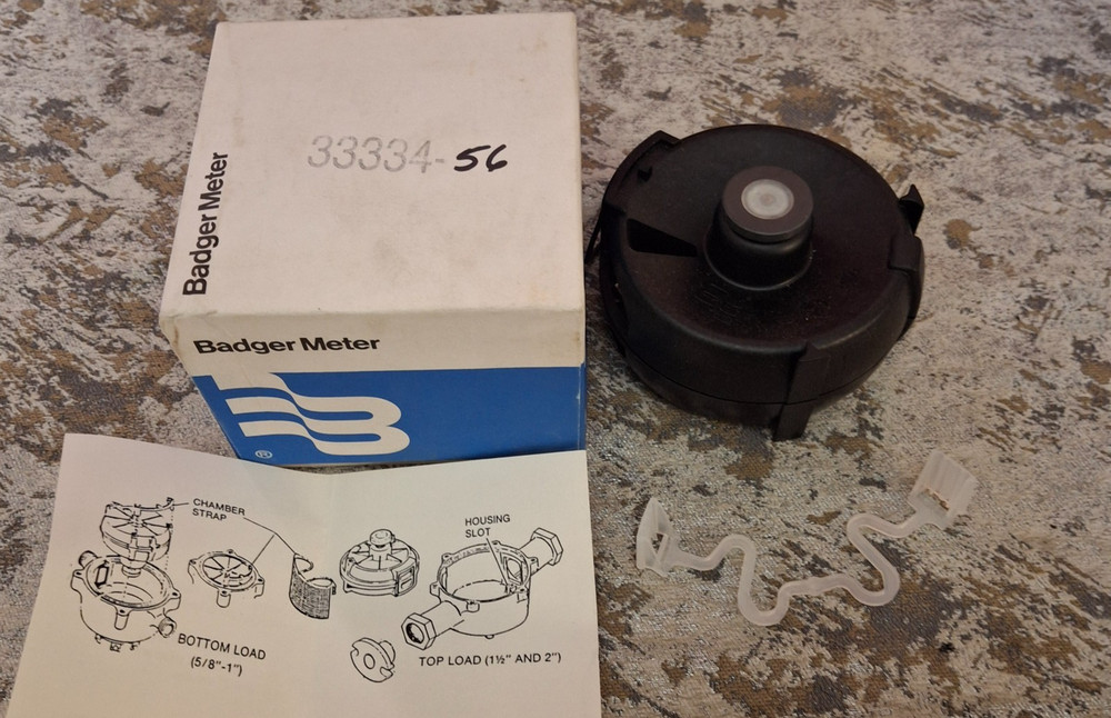 Badger Meter 33334 Recordall Water Meter Chamber Disc Assembly *READ*