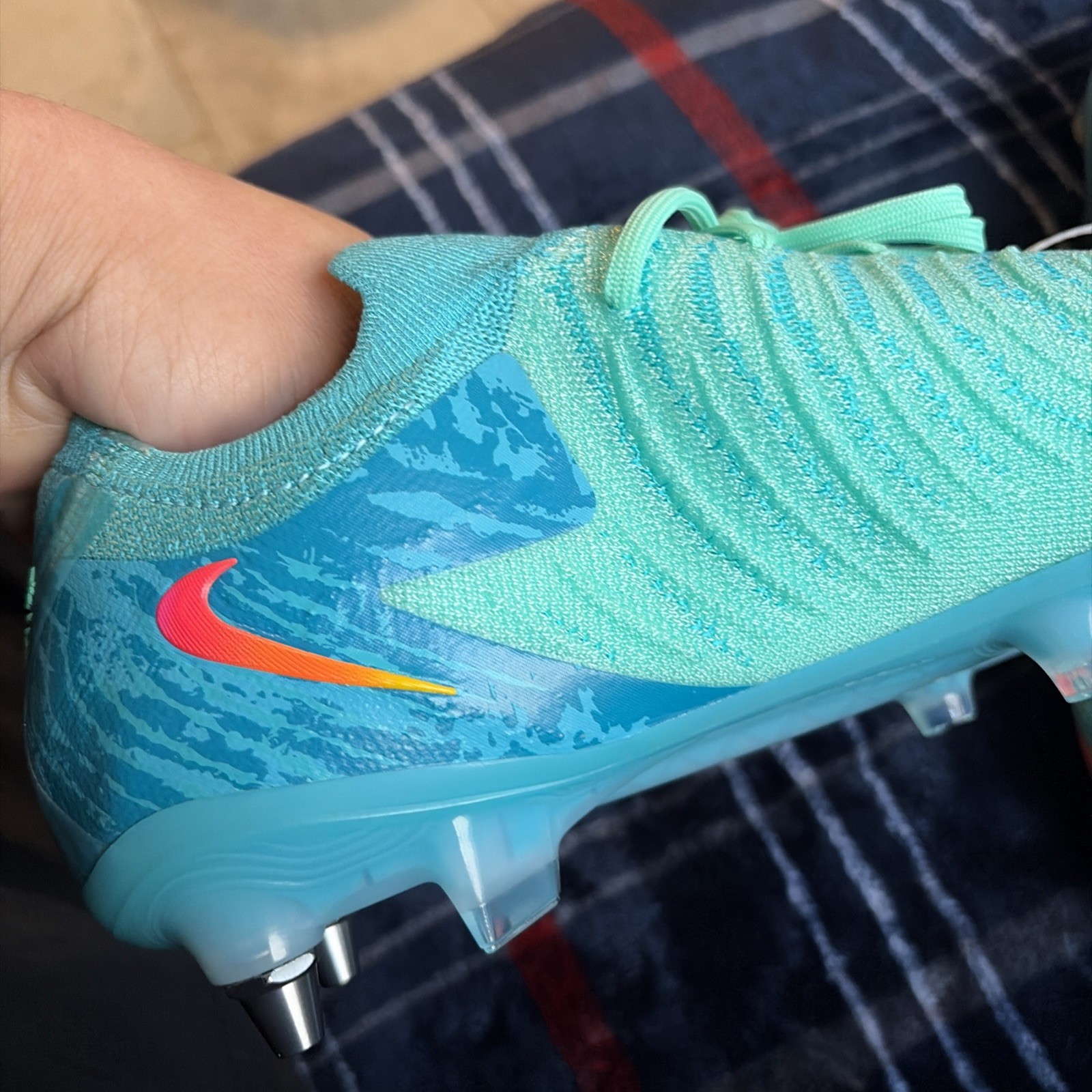 Nike Phantom GX II Elite SG-Pro Player Edition Cleats FZ4939-300 Mens Size 9