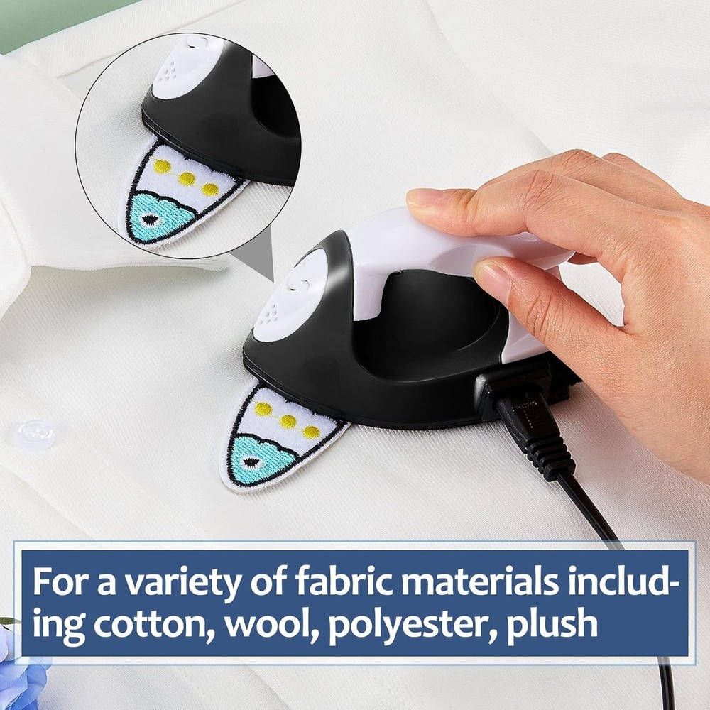 Compact Mini Craft Iron with Charging Base - Perfect for Small, Quick Projects
