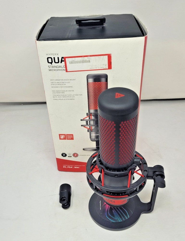 HyperX Quadcast Standalone Microphone HX-MICQC-BK