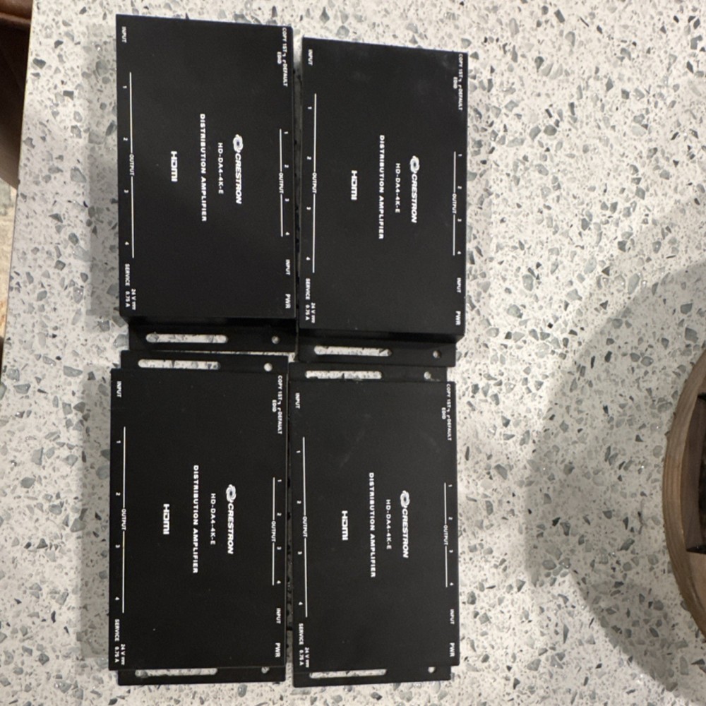 Crestron HD-DA4-4K-E HDMI Distribution Switcher 1x4 4K Console/Tabletop