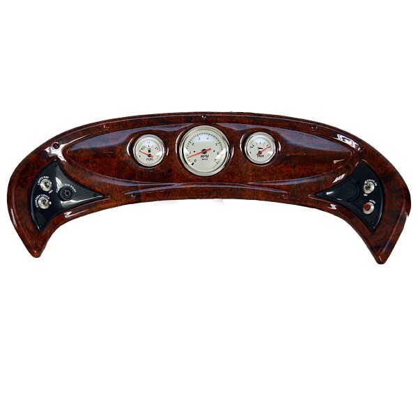 Sun Tracker Pontoon Boat Dash Panel 166419 | Woodgrain