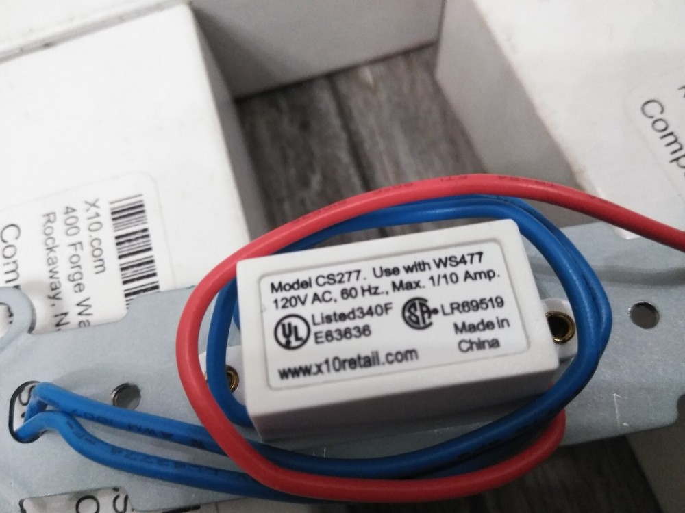 X-10 PRO Companion Wall Switch Incandescent Model: CS277 WHITE (3PK BUNDLE)