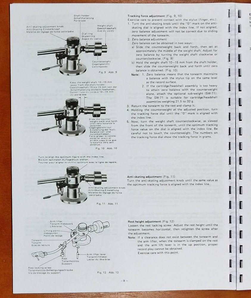JVC QL-7 Turntable Owners Manual