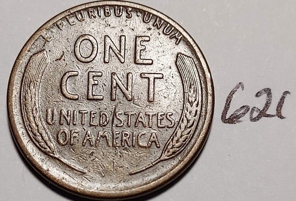 1921-S Lincoln Wheat Cent #621