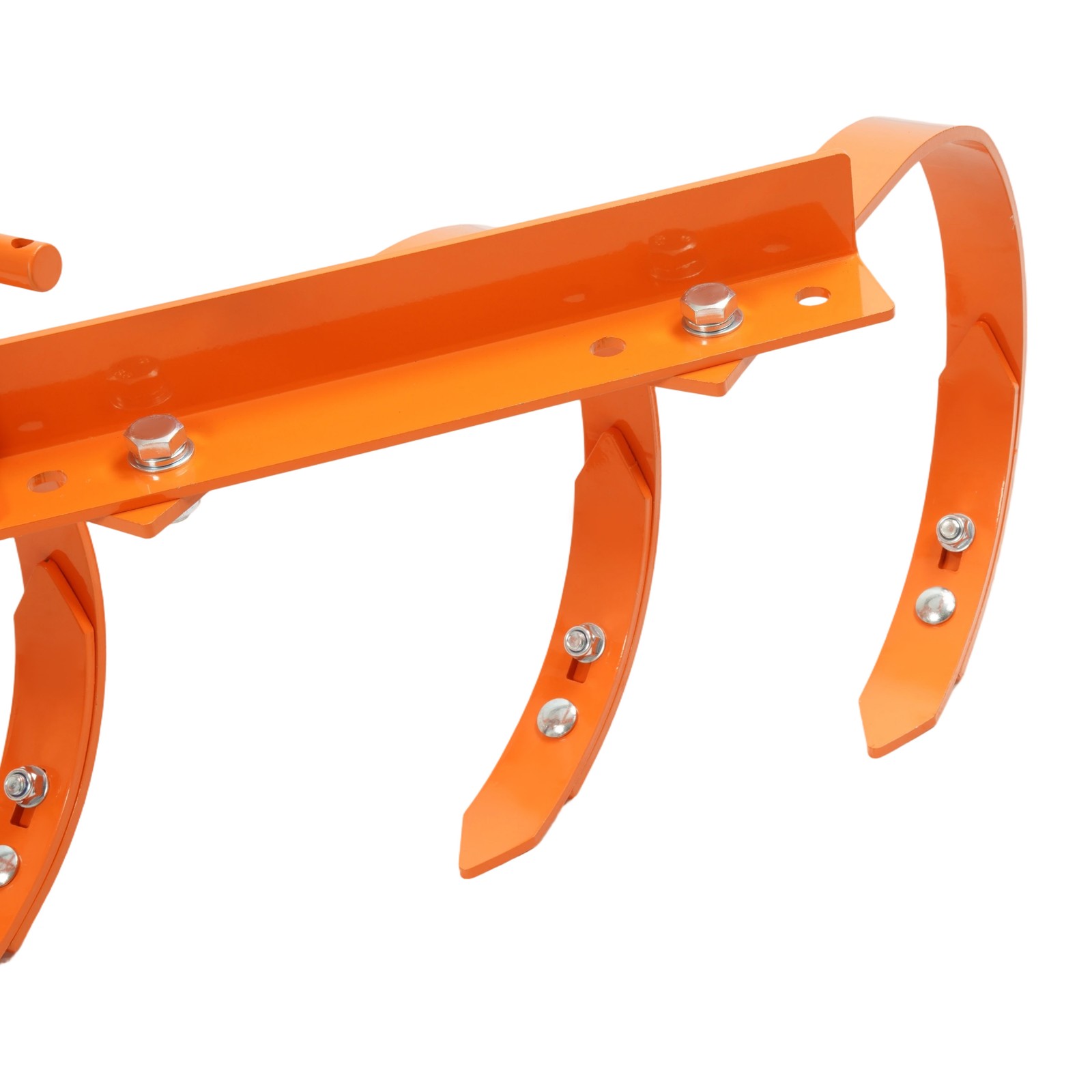 Cultivator with 6 Spring Steel Shanks 3 Point Quick Hitch Adujustable 18in-40in