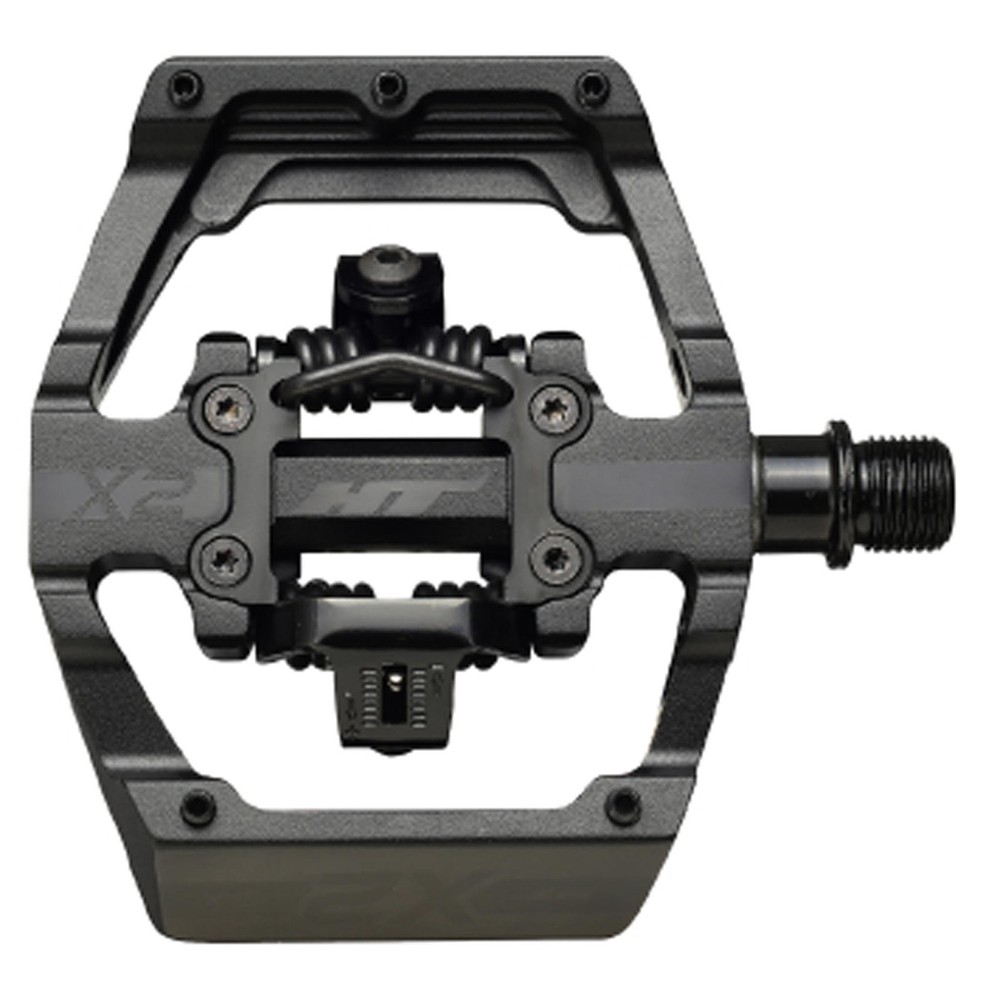 HT Pedals X2-SX Clipless Platform Pedals, CrMo - Stealth Black