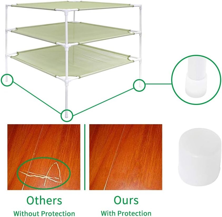 Sweater Drying Rack 6-Layer Stackable Cloth Mesh Dry Net,Green(Connector
