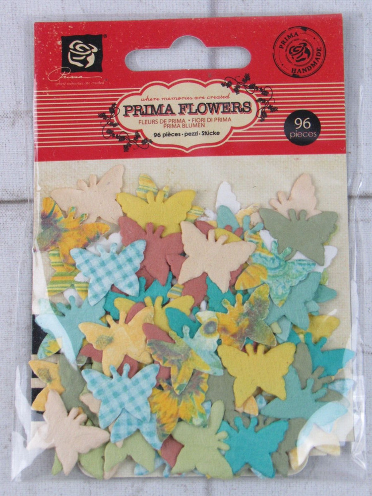 Prima Flowers "Flutter Bits Sun Kiss" 96 pieces 555733