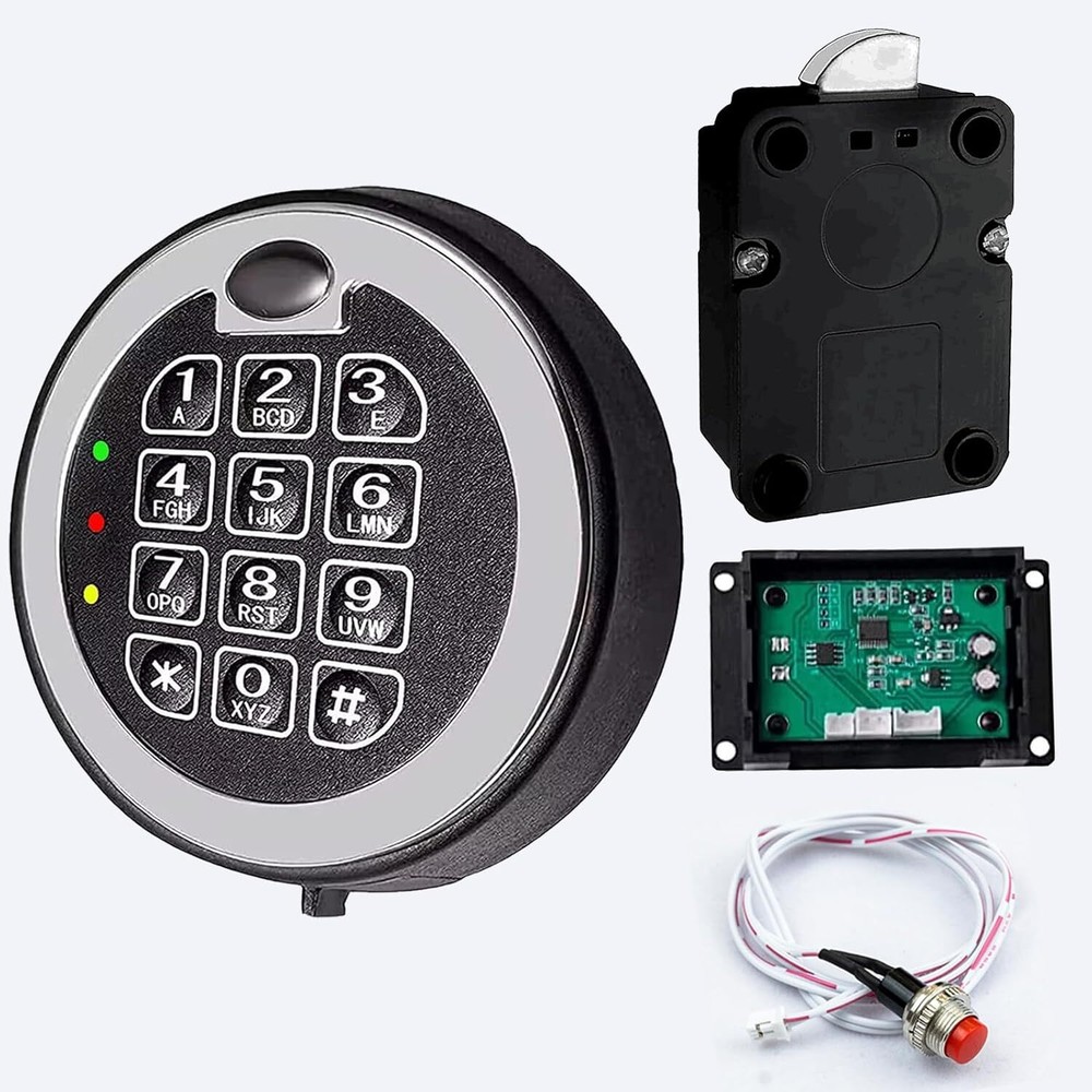 Fireproof Gun Safe Lock Replacement Swing Bolt Lock Electronic Keypad Lock