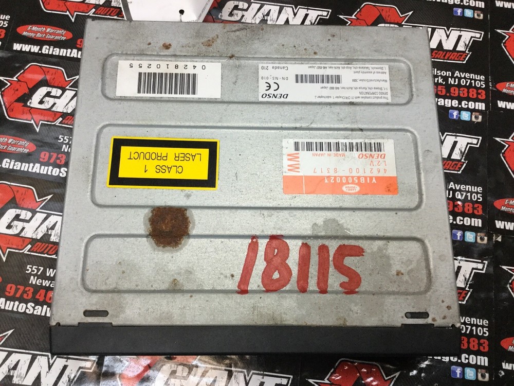 05 RANGE ROVER NAVIGATION DVD PLAYER UNIT YIB500023