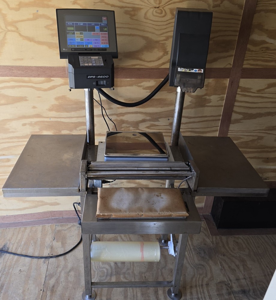 Meat Wrapper Wrap Station DPS-4600 Scale & Labeler