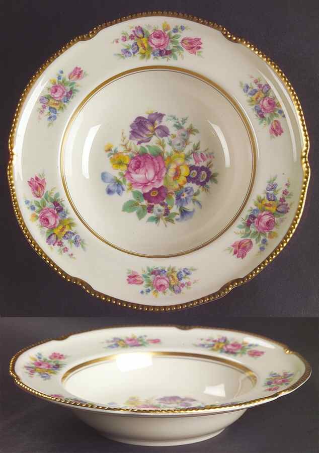 Castleton  Castleton Rose Rimmed Soup Bowl 43745