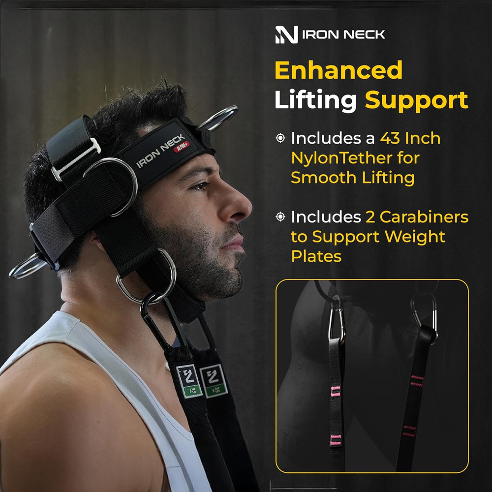 , Versatile Neck Exerciser, Strengthener and Trainer with Adjustable Head and Ch