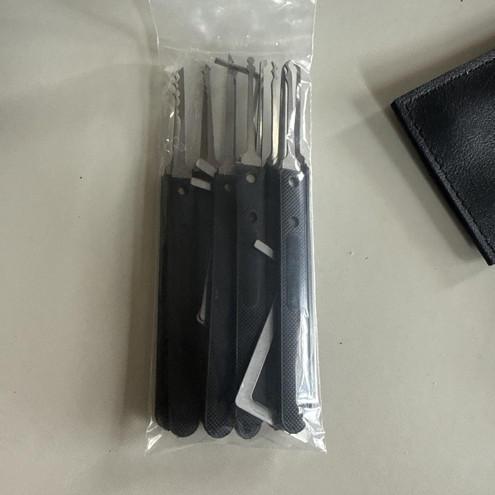 Set with Clear Lock for Locksmith Practice Pick Stainless Steel