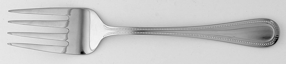 Wallace Silver Continental Bead Cold Meat Serving Fork 10389304
