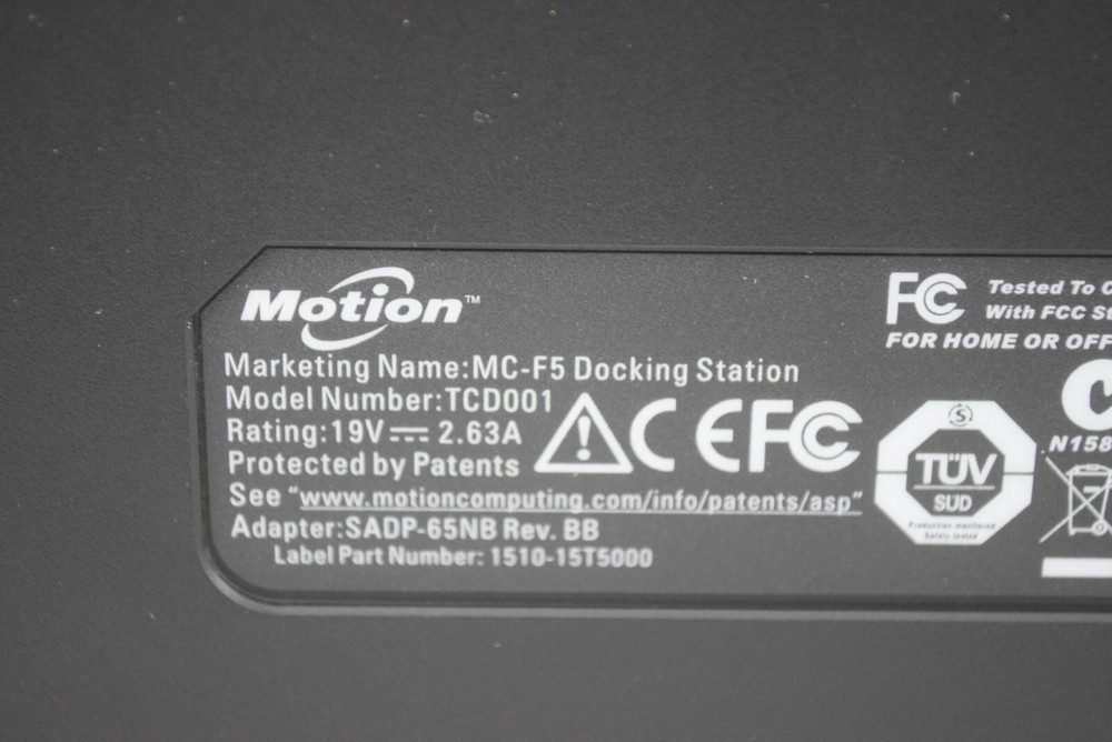 Motion TCD001 MC-C5 Tablet Docking Station