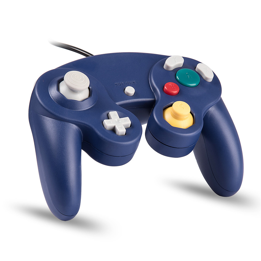 4 Pack Purple Wired NGC Game Controllers for Gamecube Console