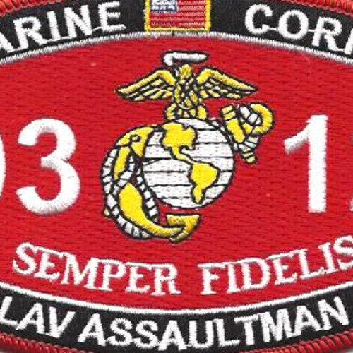 0312 Light Armored Vehicle Assaultman Patch