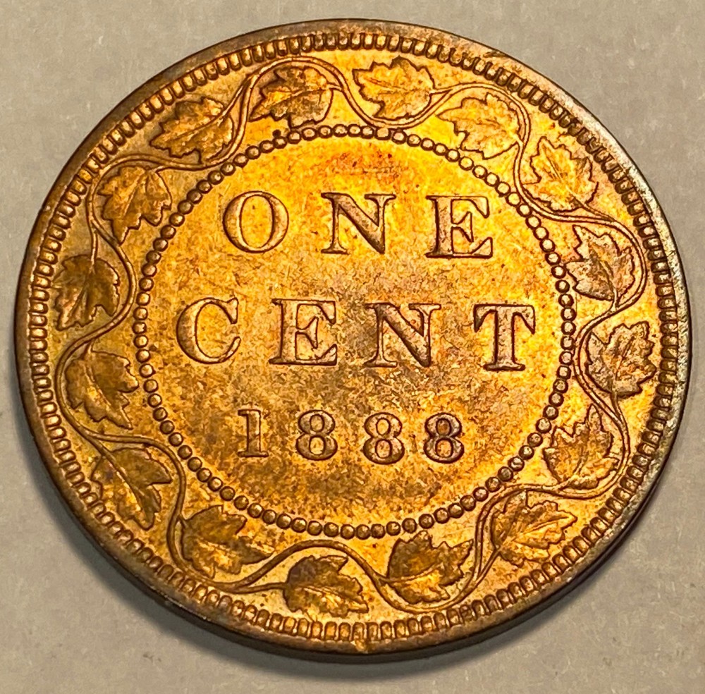 1888 Canada Large Cent Higher Grade #7