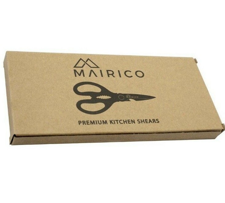 MAIRICO Ultra Sharp Premium Heavy Duty Kitchen Shears and Multi Purpose Scissors