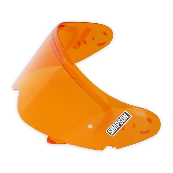 Simpson Motorcycle Ghost/Speed Bandit Helmet Optional Shield - Amber