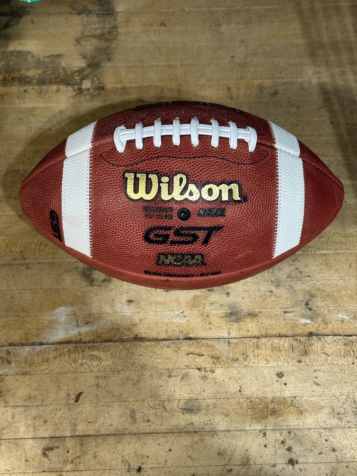 Wilson GST Full-Size Red NFL Panel Color Leather NFHS / NCAA Football - NEW
