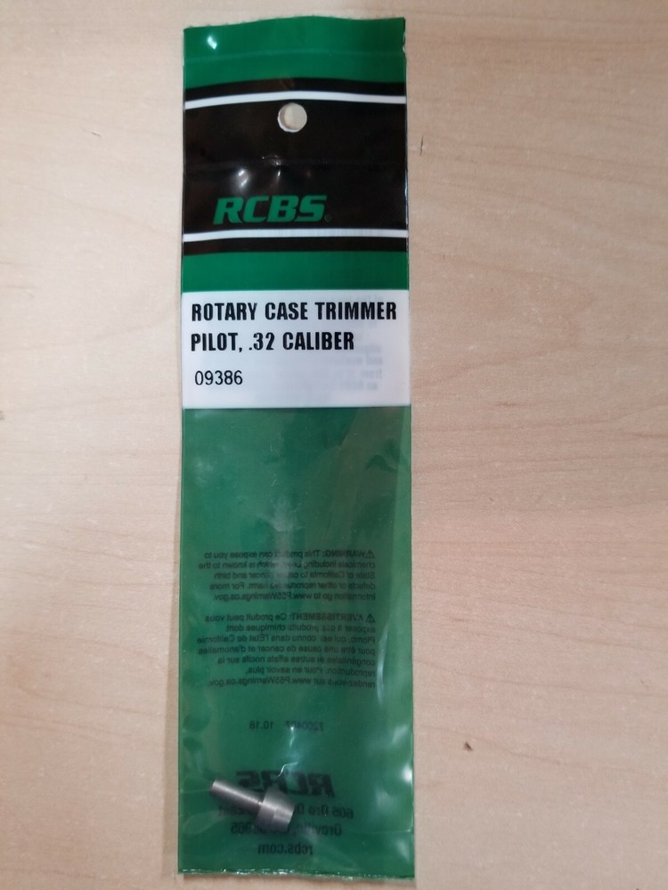 RCBS  Case Trimmer Pilot,  32 cal, #9386 NIP