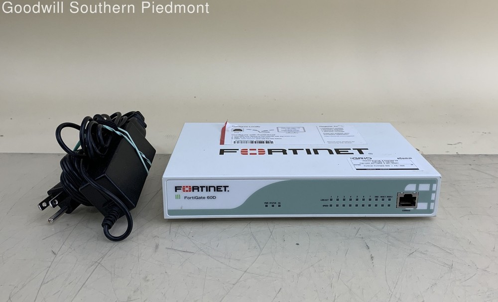 Fortinet FORTIGATE-60D FG-60D-USG Network Firewall - Tested (#KNZ3RN)